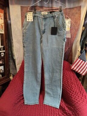 NWT Men's TRIOT Carpenter Straight For Life Jeans 32 X 32  Denim Jeans